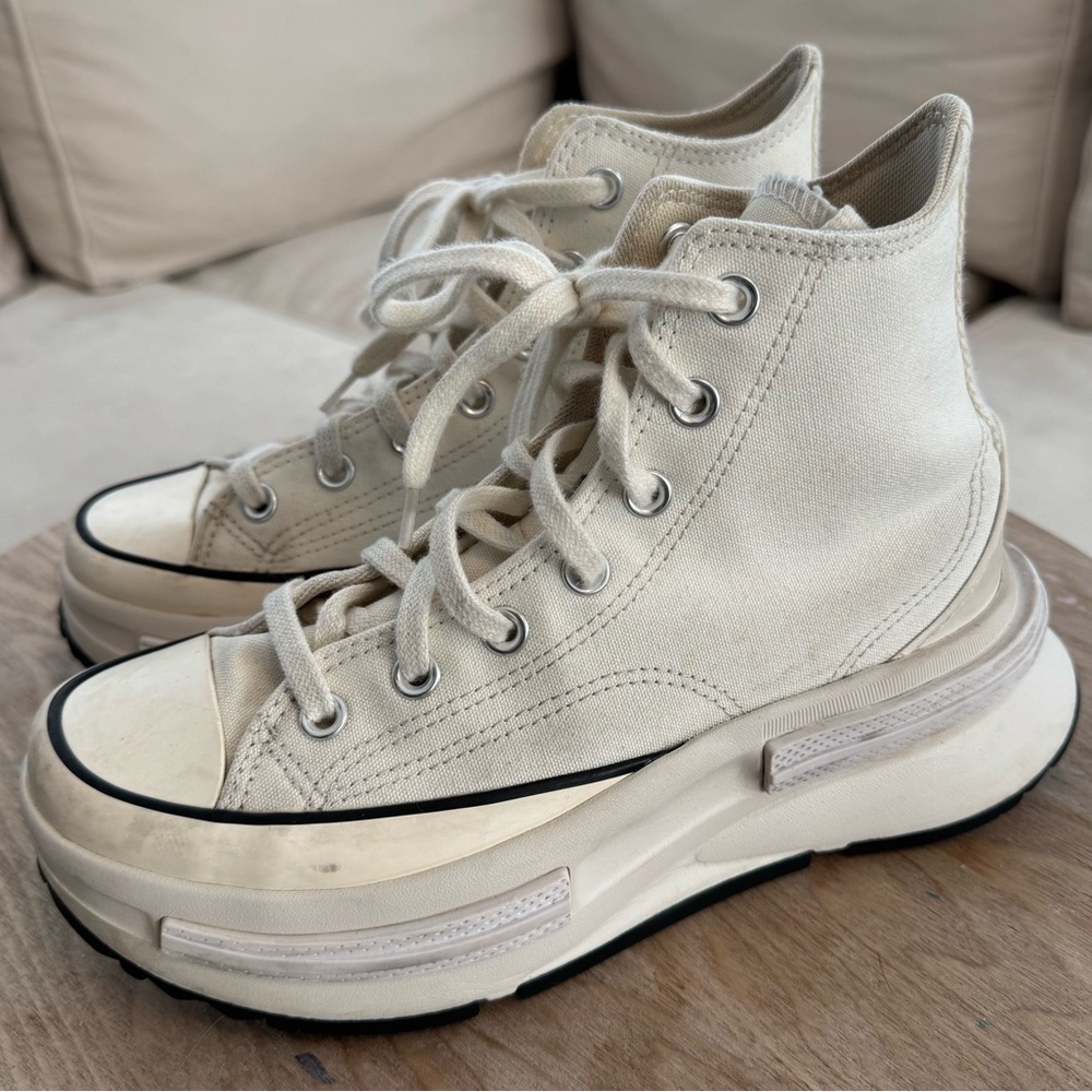 Converse Run Star Legacy CX Egret/Black/White Shoes 5 M/6.5 W - Picture 3 of 11